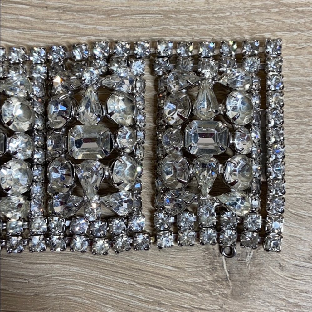 Vintage Rhinestone Statement Bracelet - Picture 7 of 9